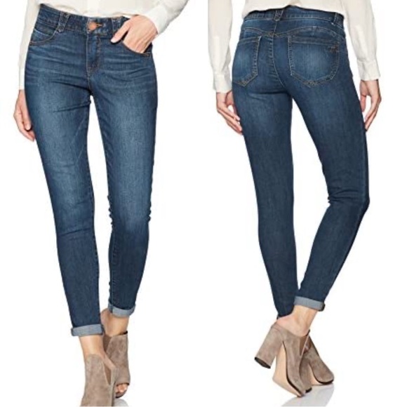 DEMOCRACY Jeans Freedom ankle skimmer Denim size 8 -C - Picture 1 of 14
